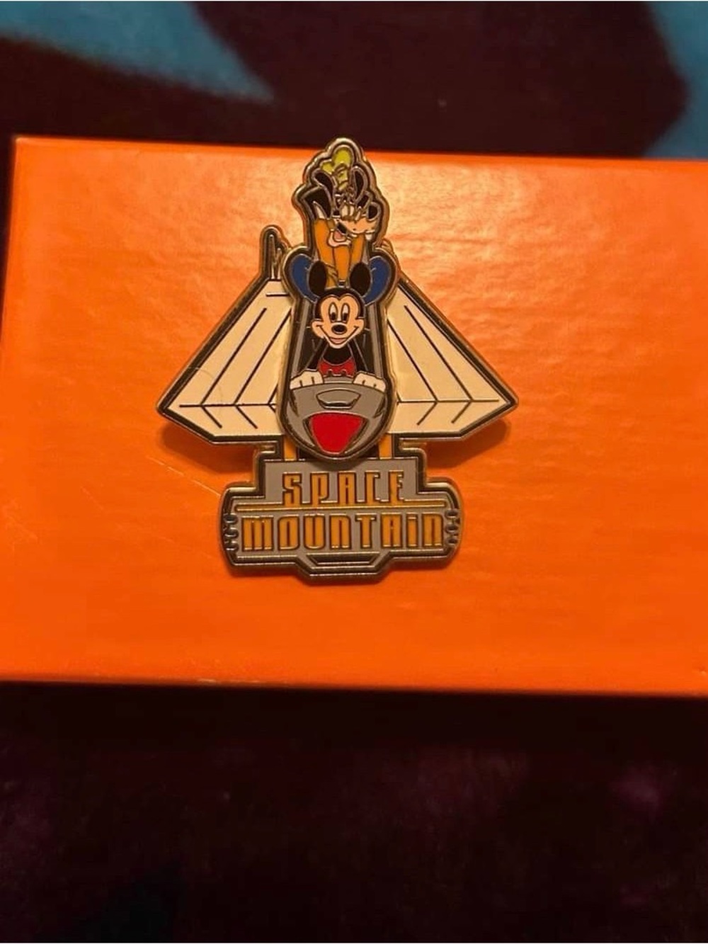 Disney 2006 - Mickey & Goofy - Space Mountain Slider Collectible Pin